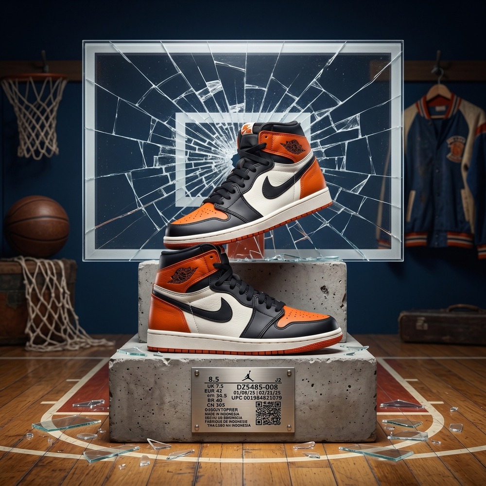 Jordan 1 Retro High OG Shattered Backboard 3.0 DZ5485-008 8.5 10W